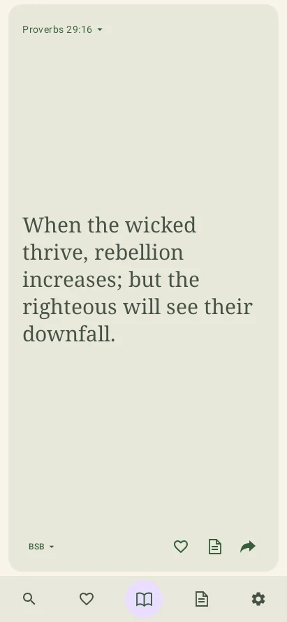 Distracted’s warm Paper Mode with a fitted Scripture card